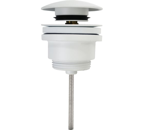 Клапан донный для умывальника Azario CLIC-CLAC G 1 1/4, латунь, белый AZ-105-WHI 00085930