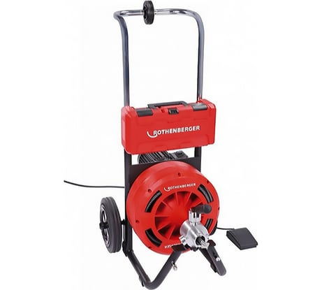 Барабанное устройство для прочистки труб ROTHENBERGER RODRUM М 16 со спиралью 16мм/15м с сердечником 1000001712