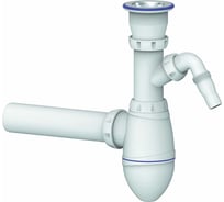 Сифон Unicorn А310V 1 1/2х40  с носиком, с трубой 40х40 533254