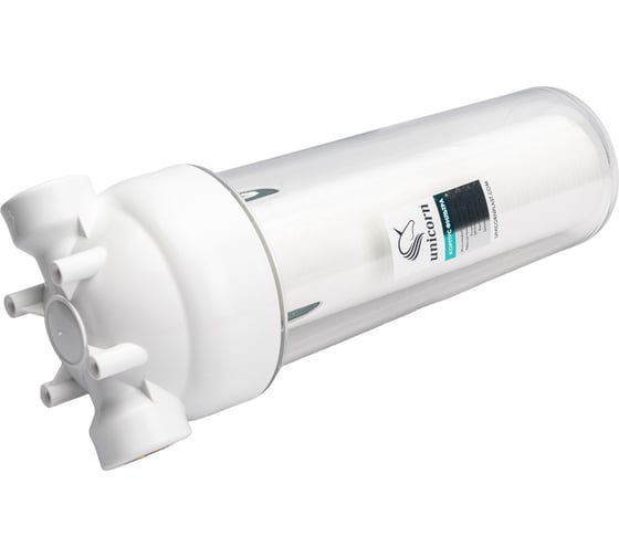 Магистральный фильтр Unicorn 1/2'' для холодной воды, прозрачный 10", KSBP 12 c картриджем PS1005 548223