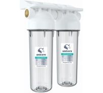 Магистральный фильтр Unicorn 3/4'' KSBP DUO двойной, для холодной воды, прозрачный 10" 548621