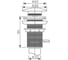 Донный клапан Savol с переливом S-XS001L 23723 2