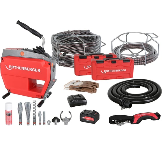 Аккумуляторная машина для прочистки труб R600 VarioClean Rothenberger 1000003346 1