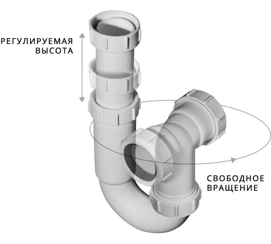 Сливная трубка BORT Drain pipe SET 93412666