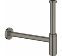 Сифон GROHE 1 1/4" из латуни, цвет темный графит, матовый 28912AL0