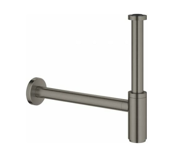 Сифон GROHE 1 1/4" из латуни, цвет темный графит, матовый 28912AL0