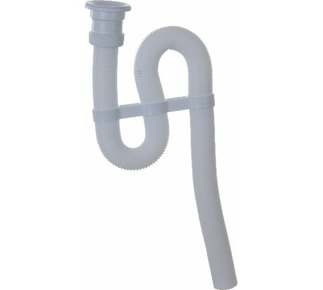 Гофрированный сифон VIRPLAST 1.1/2 пласт.выпуск, гофра 38мм 70926