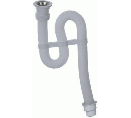 Гофрированный сифон VIRPLAST 1.1/4х40/50, д.70 нерж.чашка 70931 30980312
