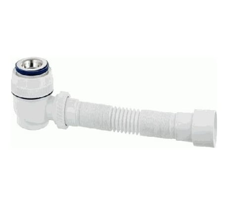 Сифон для поддона VIRPLAST 1.1/2х40мм с гофрой 40/50 L700мм 100920 30986862