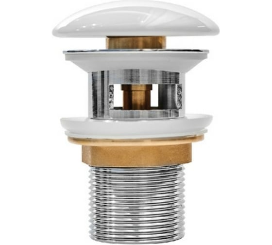 Выпуск для умывальника IDDIS с переливом Optima Home белый глянцевый OPHWS0Wi88