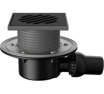 Сливной трап Fachmann T 520.1 POsB 145x145 регулируемый, без гидрозатвора, горизонтальный, шарнирный 04.046