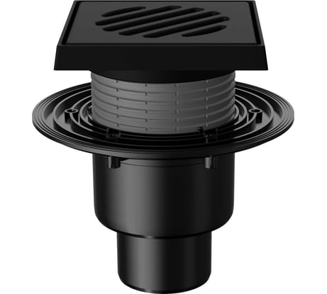 Сливной трап Fachmann T 310.0 PHsG 150x150 регулируемый, с гидрозатвором, вертикальный выпуск 04.061