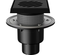 Сливной трап Fachmann T 310.1 PNsG 150x150 регулируемый, с гидрозатвором, вертикальный выпуск 04.028