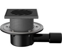 Сливной трап Fachmann регулируемый с гидрозатворомT 510.1 PNsB 145x145 горизонтальный выпуск 04.036