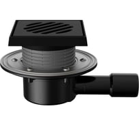 Сливной трап Fachmann регулируемый с сухим затвором T 510.1 PDsG 150x150 горизонтальный выпуск 04.076