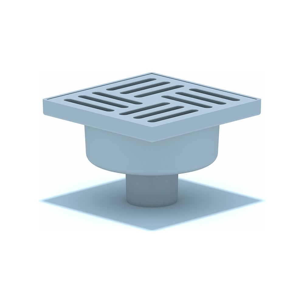 Трап АНИ Пласт вертикальный выпуск 50, решетка 150x150 пласт TA5210 ...