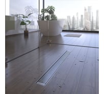 Душевой трап Татполимер ТП-55.1D-800 с горизонтальным выходом, сухой и гидрозатвор 51051