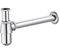 Сифон для раковины Terma Classica без выпуска, бутылочный, латунный 1 1/4" 32265