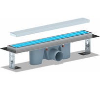 Душевой трап лоток АНИ пласт МОЛ стальной, решетка TLZ2045