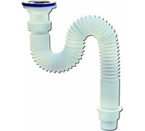 Сифон VIRPLAST "Элит" гофрированный 1.1/2"х40/50 нерж.д.70 мм, 900 мм арт.631 100712