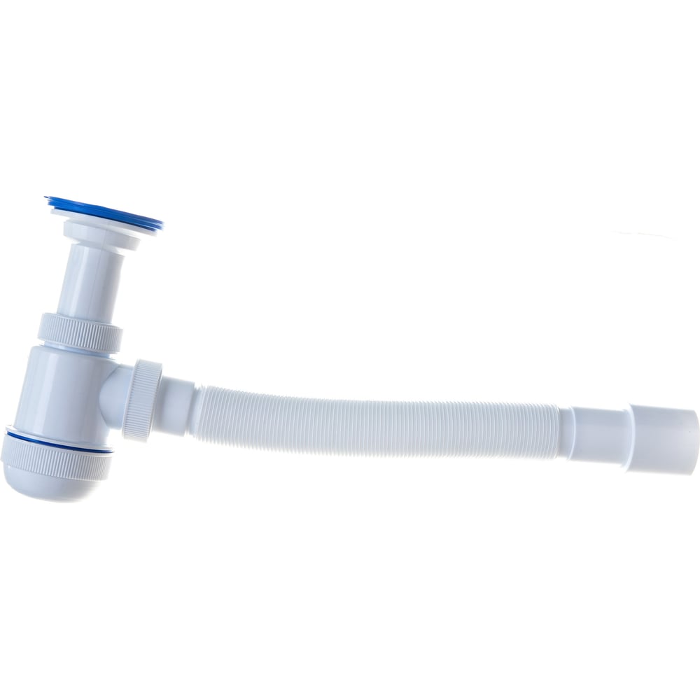 Сифон VIRPLAST \"МИНИ Элит\" 1.1/2 литой выпуск, нерж.чашка 63 мм и ...