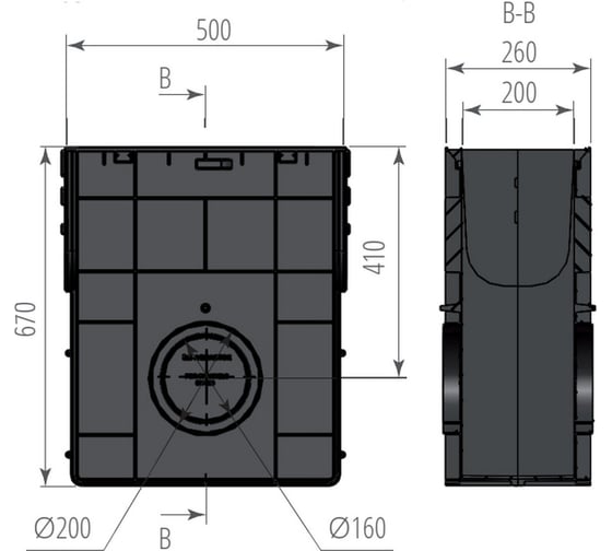 Пескоуловитель Aquastok ПП Norma DN200 C250 (12055)  549095
