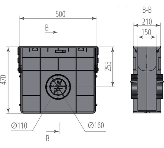 Пескоуловитель Aquastok ПП Norma DN150 C250 (11542) 549094