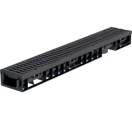 Лоток Aquastok ЛВП Master DN100 H70 B125 1000x148x70 с пластиковой решеткой (комплект) (110701) 549069