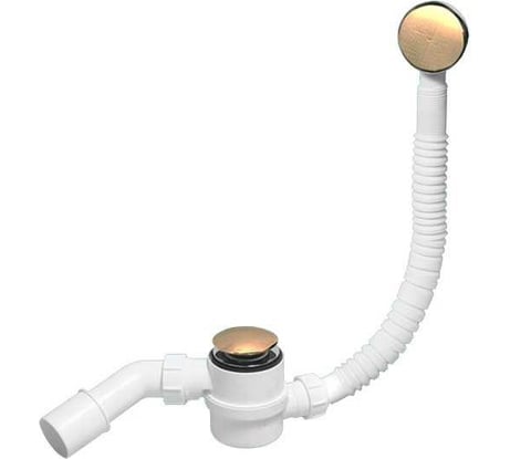 Полуавтомат McAlpine пластиковый (кнопка) с кол., Lперелива=330-700 мм, цвет античная бронза MRB11-AB