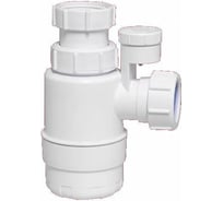 Сифон McAlpine без выпуска d32, с вентиляционным и силиконовым клапанами MRW2-SV-NW