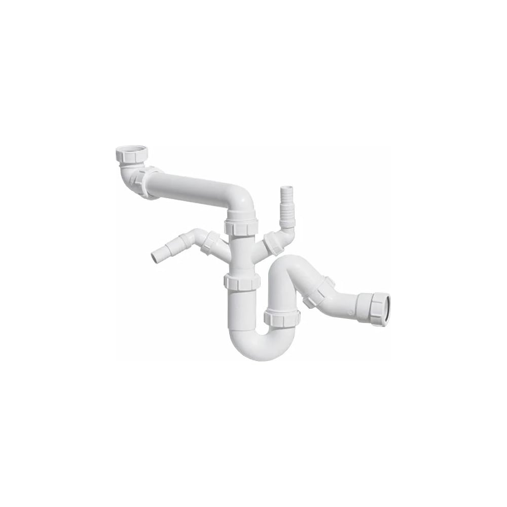 Сифон McAlpine без выпуска d40-40 P/S-образный, с 2-мя носиками MRSK7 ...