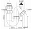 Сифон McAlpine без выпуска d40-40 P/S-образный, с вентиляционным клапаном MRSK12V 2