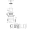 Сифон для поддона McAlpine (выпуск 80 мм) 50/75-1 1/2, h=65мм, с гофрой 40/50 (L=300-500мм) MRS6C-SLF-65 2