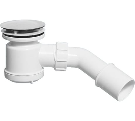 Сифон для поддона McAlpine (выпуск 85 мм) 50/75-1 1/2, h=92мм, с трубкой 40/50 MRS3C-S