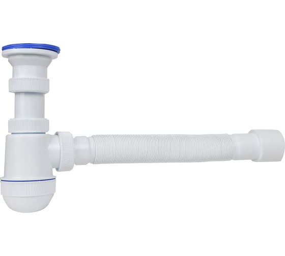 Сифон для раковины с выпуском и гибким соединением VIRPLAST 30987145