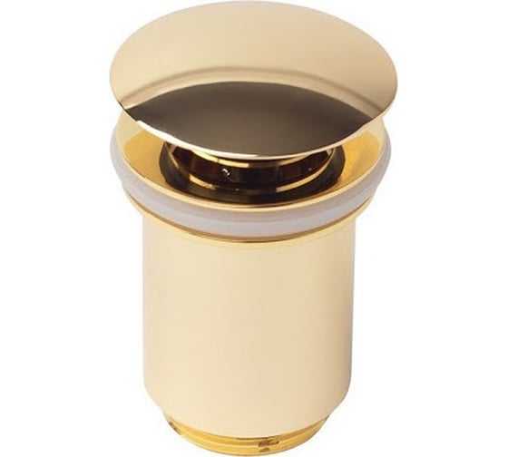 Донный клапан KAISER автомат, золото 8011GOLD