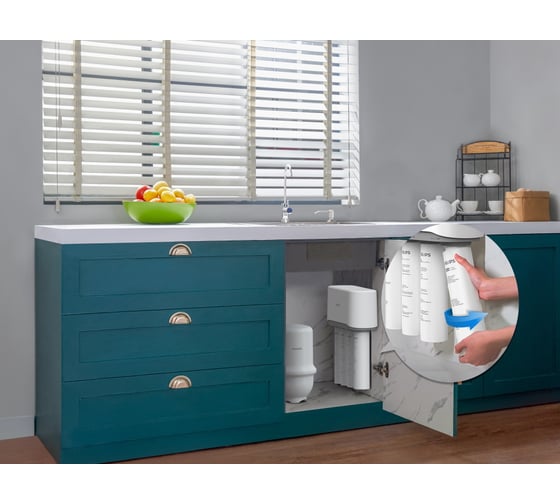 Обратноосмотическая система фильтрации с резервуаром для воды PHILIPS AUT3268/10