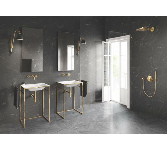 Сифон GROHE 1 1/4" из латуни, холодный рассвет глянец 28912GL0