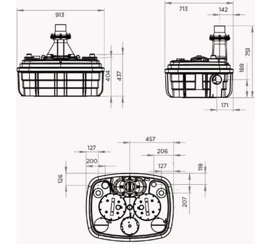 Канализационная станция SANICUBIC 2 XL VX SFA CUBIC2XLVX