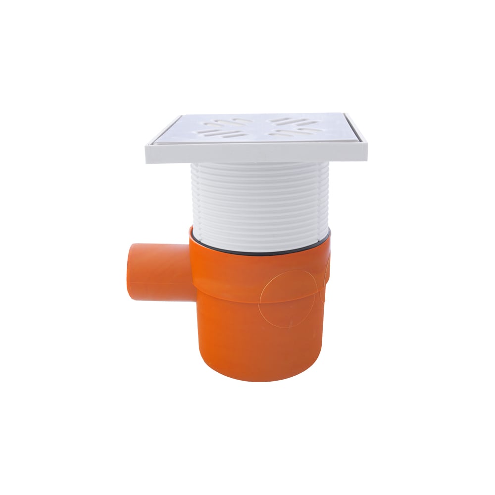 Сливной трап STYRON с боковым отводом, с решеткой из нерж. стали ...