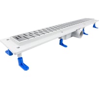 Душевой лоток STYRON с решеткой из нержавеющей стали "MEDIUM" 70 см, хром STY-M-70