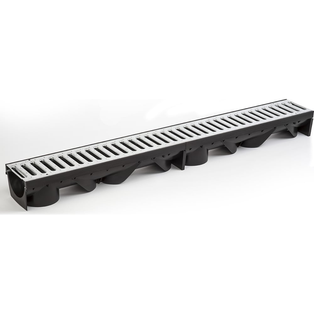 Водоотводящий желоб STYRON 1 м с оцинкованной решеткой , STY-900 ...