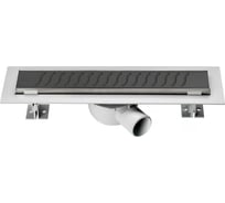 Душевой лоток VINCEA SAY OPTIMA 70 см, матовый черный SAY.601.70.B.M.S.BUK