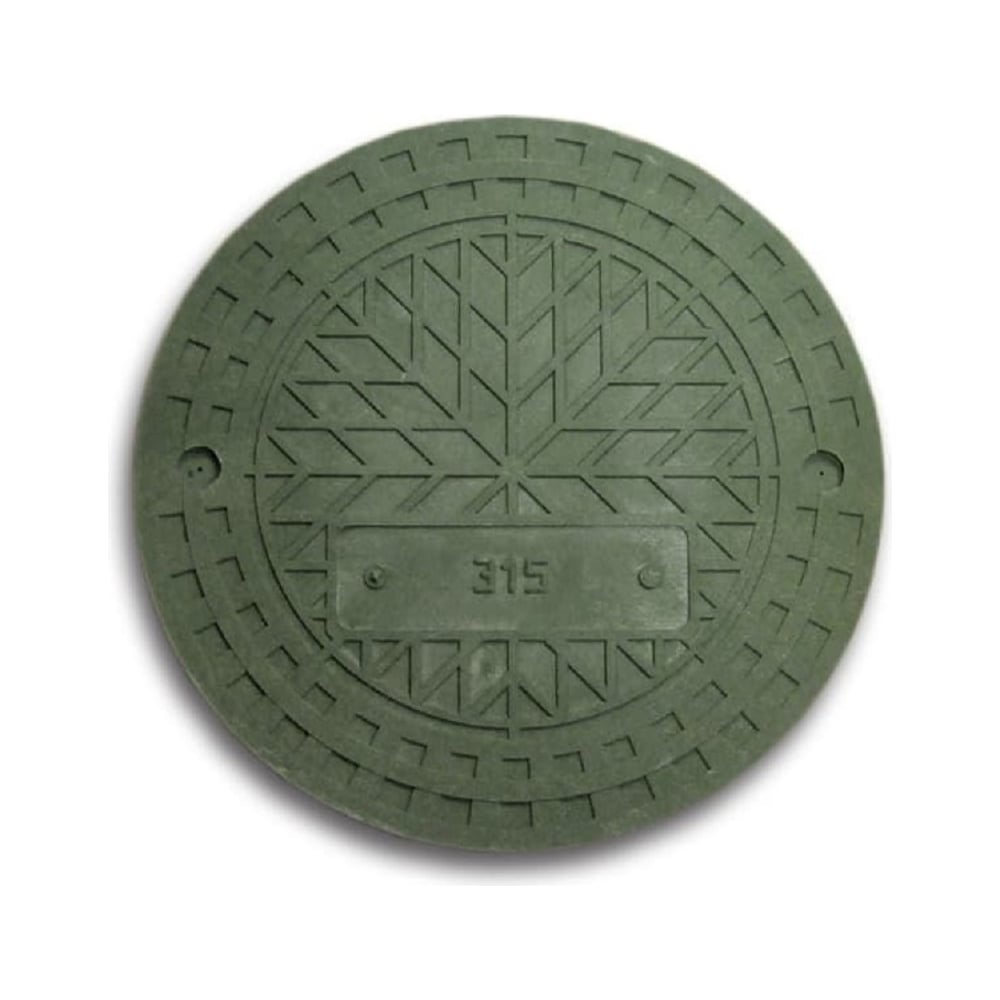 Люк Агросток полимерно-композитный 1.5т (A15) для колодца 315 П ...