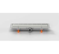 Водоотводящий желоб MCH Chudej с боковым сливом d40 рамка нержавеющая сталь, 350 мм G LINE CH350LN