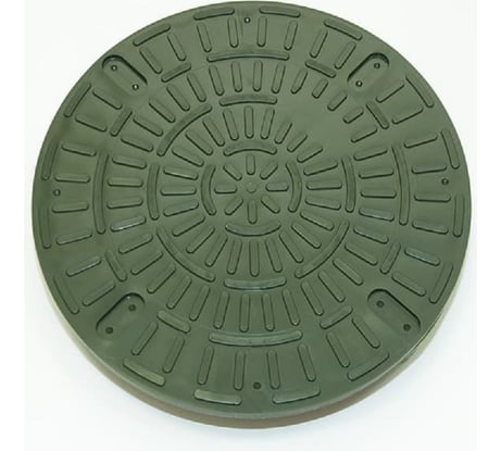 Люк (дно) Агросток полипропиленовый 1,5т (A15) универсальный 315, зеленый 35757