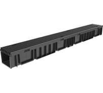 Лоток водоотводный Gidrolica Light 1000x115x96 мм с решеткой пластиковой класса А15 08061