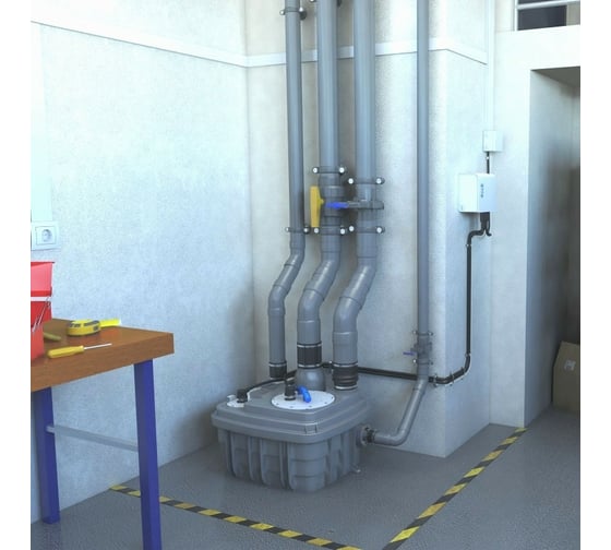 Канализационная станция SFA SANICUBIC 1 XL VX IP68 CUBIC1XLVX