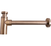 Сифон для умывальника RavSlezak 300 мм, металлический, цвет бронза MD0232SM