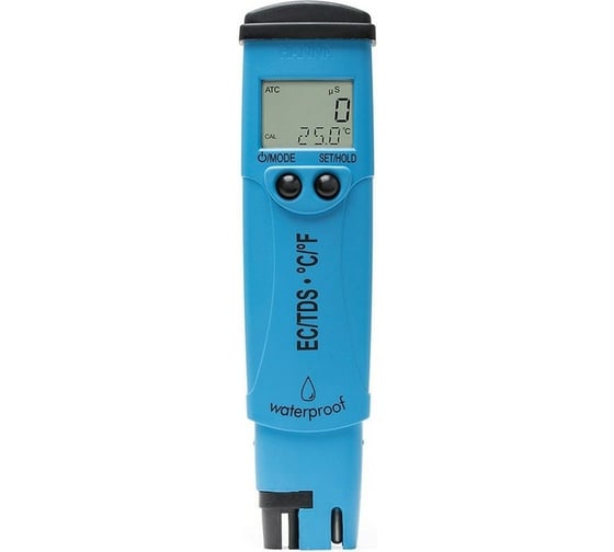 Влагозащищенный карманный кондуктометр HANNA instruments HI98312 DiST 6 0-20 мСм/см, 0-10ppt, 0-60 C с поверкой HI 98312П 1